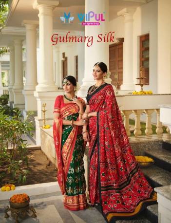 Gulmarg Silk By Vipul Fancy Patola Saree Collection